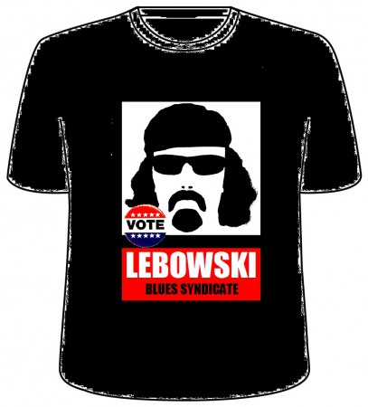 CAMISETA LEBOWSKI BLUES -Negra-